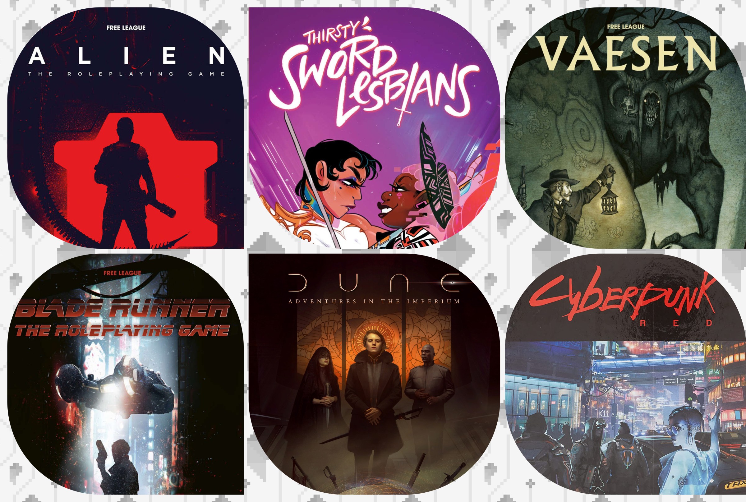 You can save up to 40% on some of our favorite tabletop systems at DriveThruRPG