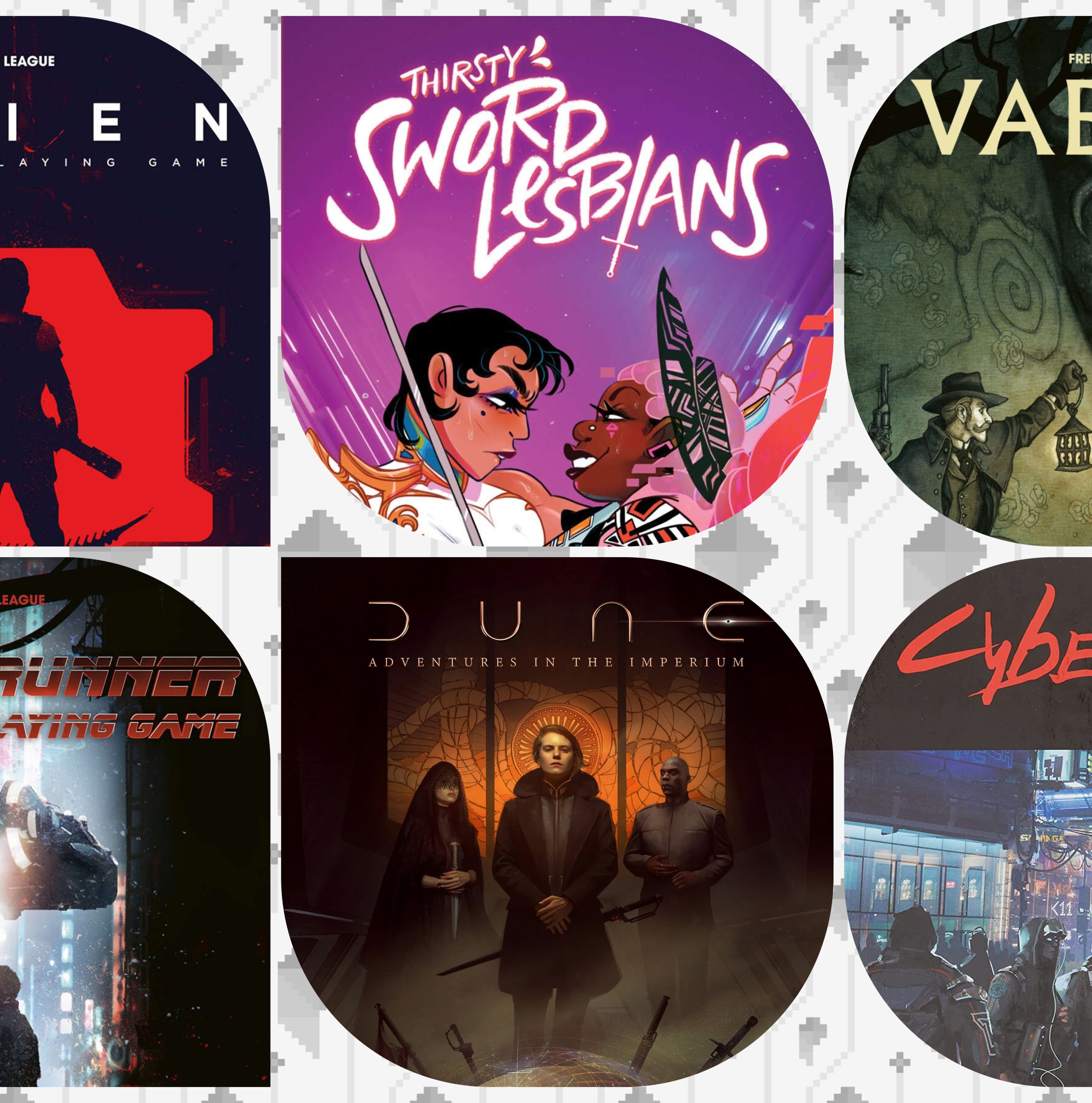 You can save up to 40% on some of our favorite tabletop systems at DriveThruRPG