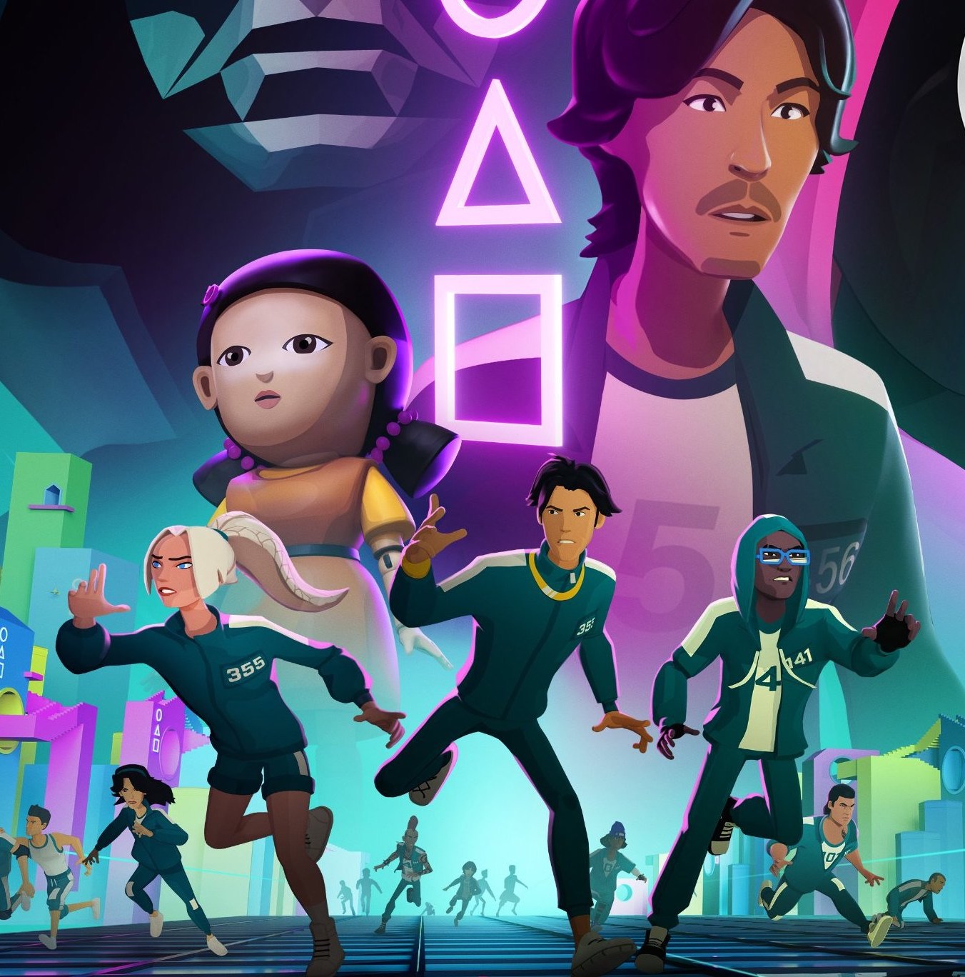 Netflix's Squid Game game takes a rather bubbly approach to absolute horror