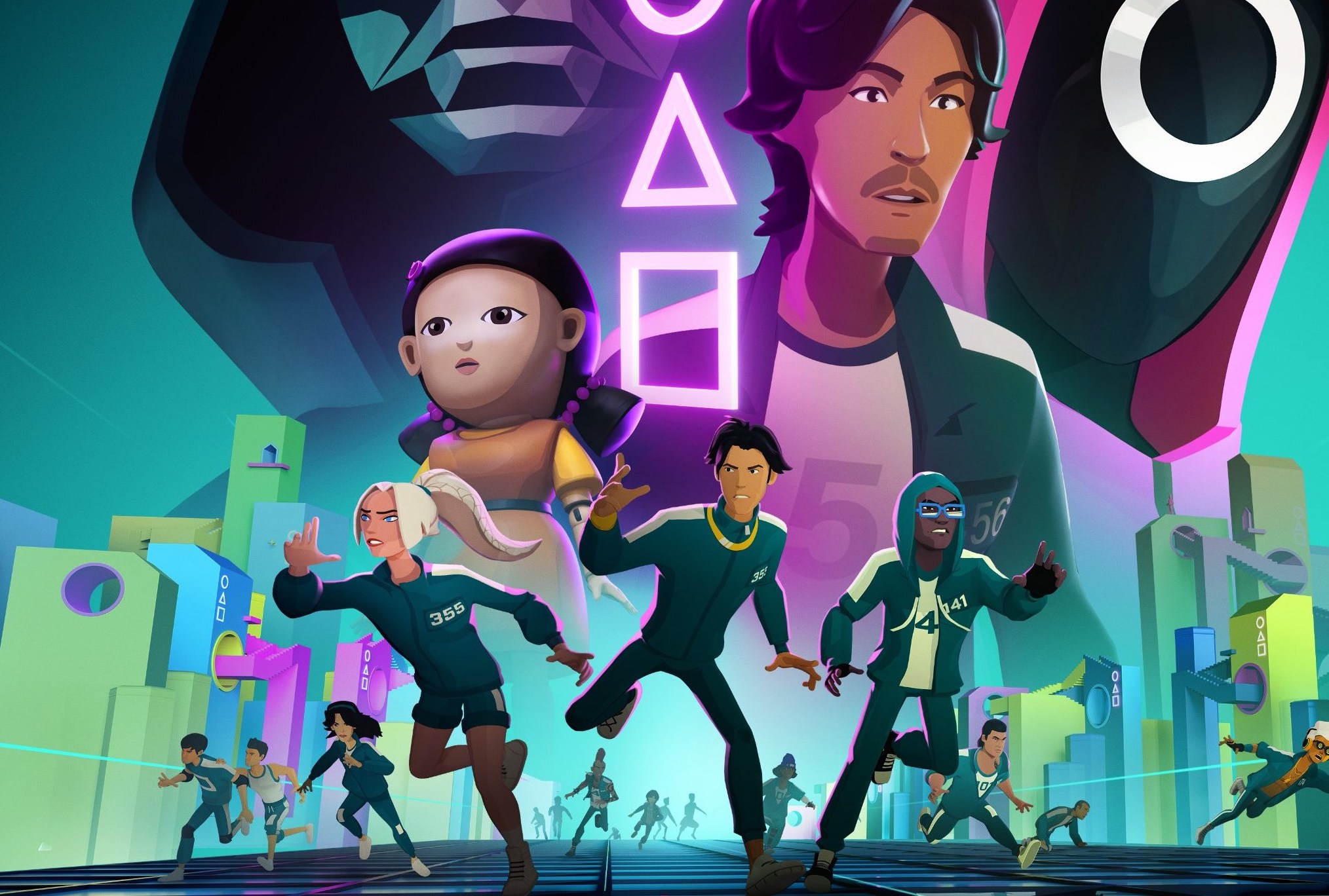 Netflix's Squid Game game takes a rather bubbly approach to absolute horror